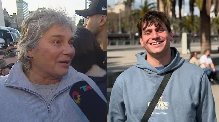 Entre lágrimas, la mamá de Gaspi agradeció el homenaje en el Obelisco: "Que lo recuerden ya es un montón"